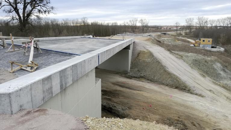 Výstavba mostů na I/53 Lechovice, obchvat