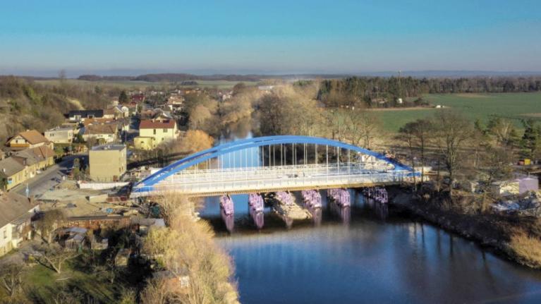 Most ev. č. 3082-1 Svinary přes řeku Orlici – skruž a betonová mostovka