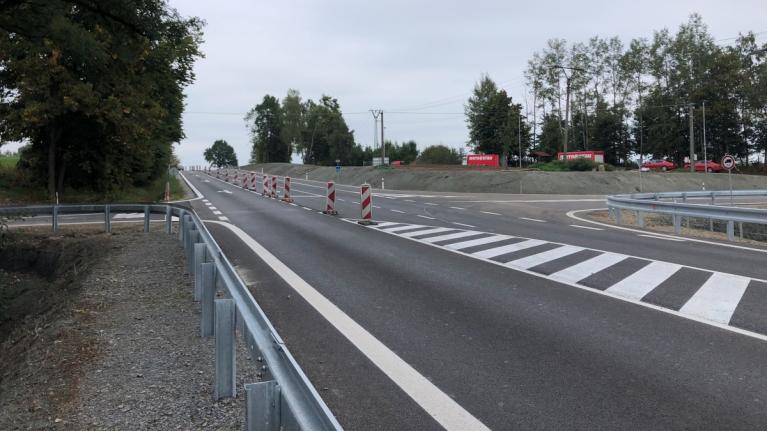 Metrostav Infrastructure zprovoznil silnici I/3 u Velešína o 25 dnů dříve