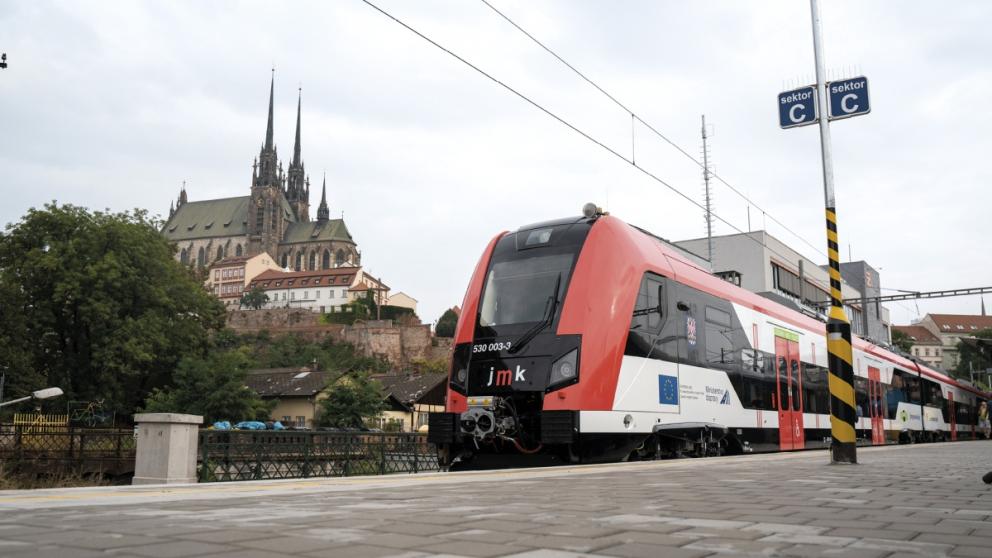 Nový vlak Moravia se představil Brnu.