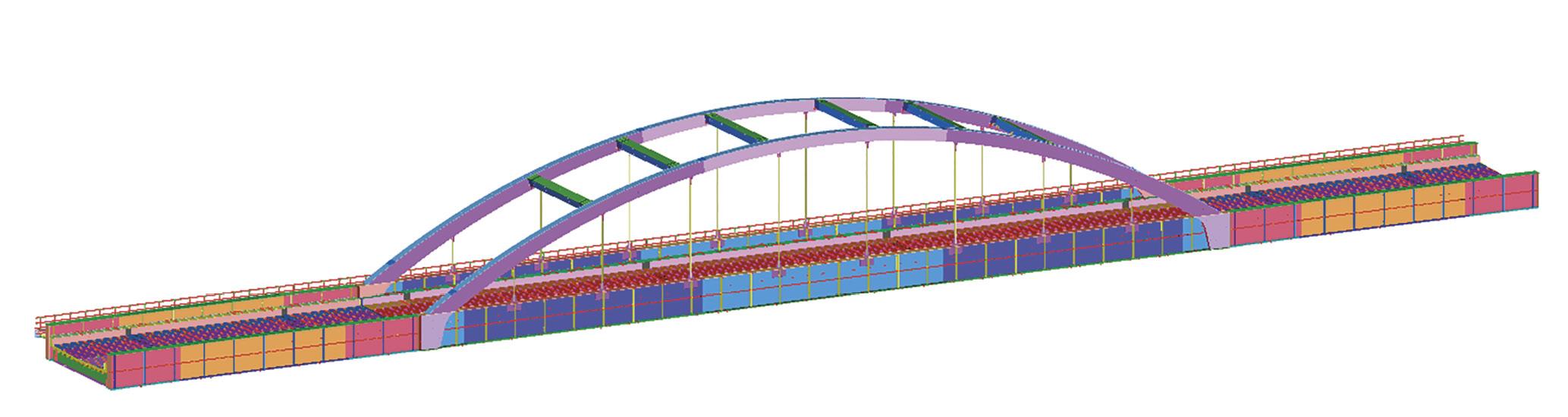 3D model pro výrobní dokumentaci (software Advance steel).
