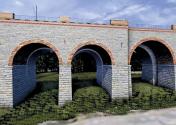 Ukázka ze 3D vizualizace Hranických viaduktů.