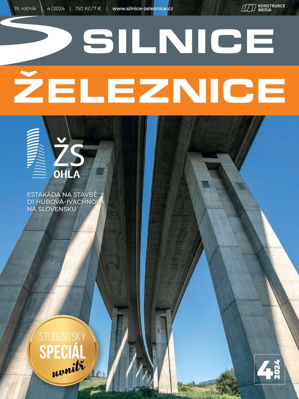 Obálka časopisu Silnice Železnice 4/24