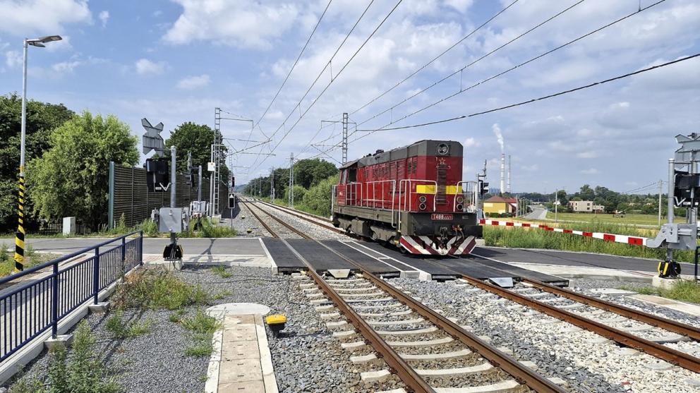 Na foto: Přestavba zastávky Závada v rámci stavby „Dětmarovice – Petrovice  u Karviné – st. hr. PL“.